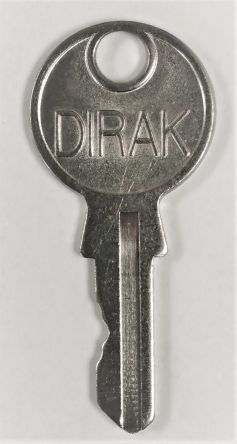 Dirak 1333 keys operate the Dirak latches found on electrical enclosures.

Also found on EMKA ,GEGE and other various locks