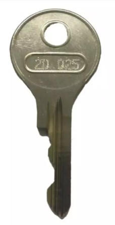 Hoppe 2D025 Window Key