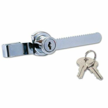 384B Ratchet Showcase Lock

For display cases, showcase windows, all sliding glass, wood or metal doors up to  1/4″ thick.