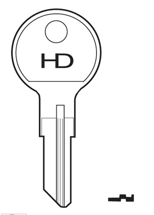 HD 41E Key Blank

to suit Abus, CAB, Chicago, Hudspn & Yale locks

Brass Key 