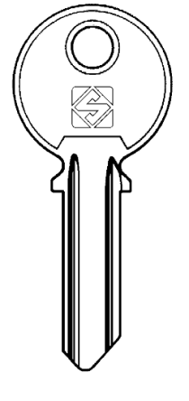 Silca ARL1 Cylinder Key Blank

to suit Arel  Locks

Steel Key 