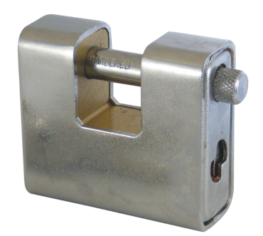 ASEC 80mm Keyed Alike Steel Sliding Shackle Padlock - AS11873