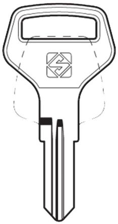 Silca CAX1R 4 pin cylinder key blank

To suit Cash Box cylinders

Steel Key 