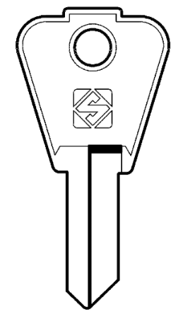 Silca CM2 Cylinder Key Blank

to suit Cema & Elfin locks

Steel Key  