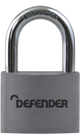 Defender Aluminium Open Shackle Padlock