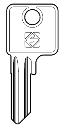 Silca DM16 5 pin Cylinder Key Blank

to suit DOM locks

Steel Key 