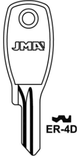 JMA ER-4D Window Key Blank

to suit Era Window & Cylinder locks

Brass Key 