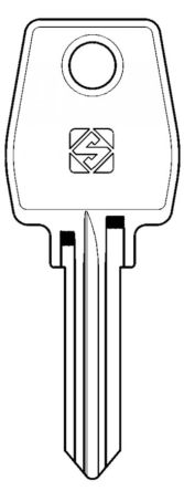 Silca EU1R 10 pin Cylinder Key Blank

To suit Eurolocks, L&F, Renz & Securikey Locks.

Steel Key