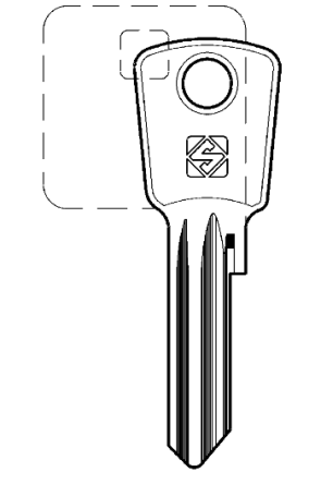 Silca FH21R Cylinder Key Blank

To suit FTH, Draper & Federal Lock

Steel Key