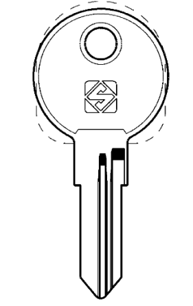 Silca HF75 Key blank