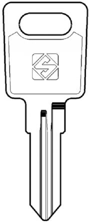 Silca HW4 Cylinder Key Blank

To suit Huwil Locks.

Steel Key