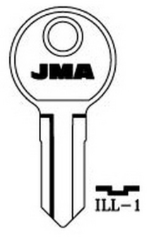 JMA ILL-1 Key Blank

to suit Illinois & Chicago Coin locks

Steel Key 