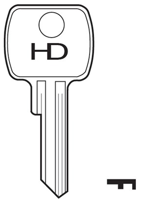 HD LF10 Key Blank

to suit L&F Lowe & Fletcher, CEM, Eurolocks & Union locks

Brass Key 