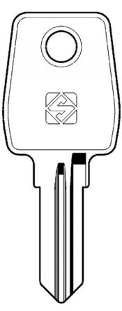 Silca LF57 5 pin cylinder key blank

To suit Lowe & Fletcher & Eurolock locks

Steel Key