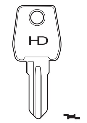 HD LF93R Key blank