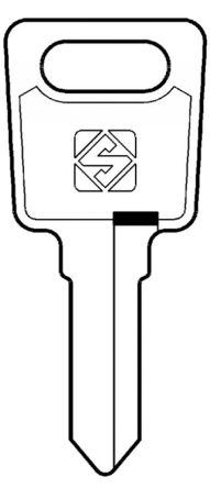 Silca LS14 5 pin cylinder key blank

to suit LAS, Renz Ronis locks

Steel Key 