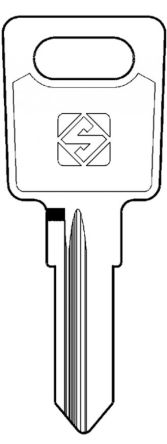 Silca LS9 6 pin cylinder key blank

to suit Las, Kiferm, Marcadet & Ronis locks

Steel Key  

