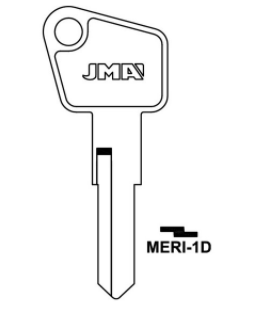 JMA MERI-1D (MRT1R) Industrial & Plant Key Blank

To suit various Industrial & Plant locks

Steel Key 