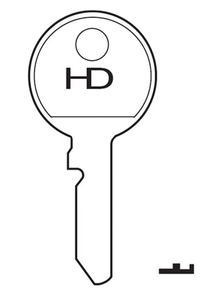 HD R136H Key blank