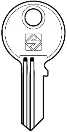 Silca RO4 5 pin cylinder key blank 

To suit Ronis,MLM Lehmann & Eurolock locks

Steel Key 



