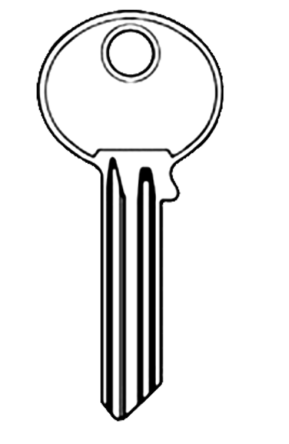 UNION 6 Pin Key Blank 112A 