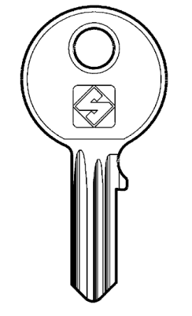 Silca SHW2 cylinder key blank 

To suit Shaw cylinder & window locks

Steel Key