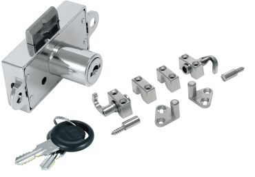 Siso & Huwil Espagnolette Lock With Fitting Kit Keyed To Differ