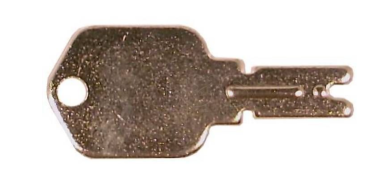 Replacement industrrial & Fork lift key to fit Clark forklifts, Gradall telehandlers, Hyster forklifts, Ingersoll-Rand forklifts and rollers