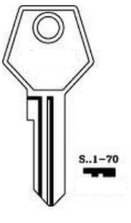 Dominion Lock DL SR5 Key Blank

to suit Strebor locks

Steel Key 