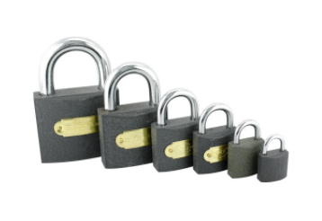 Tri-Circle Iron Padlocks