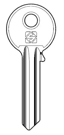 Silca ULO55 6 pin Universal Cylinder Key Blank

to suit many manufactures of locks

Steel Key 