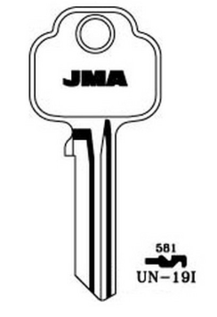 JMA UN19I Key blank