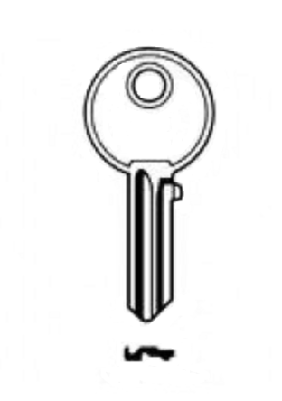 Silca UNI56R  Key Blank 

To suit Union Locks

Steel Key