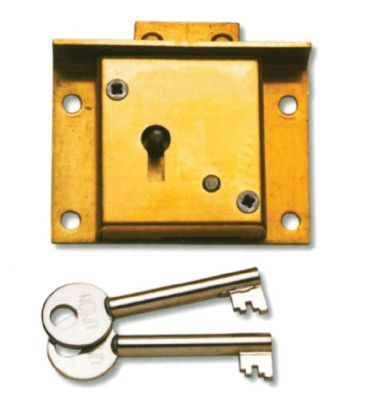 Union 4046 Lever Cut Drawer lock to suit wooden drawers & Tills.