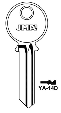 JMA YA-14D Master Key Blank

to suit Yale locks

Steel Key 