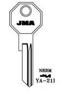 JMA YA-21I Vehicle Key Blank

to suit Bentley, Rolls Royce & Yale locks

Steel Key 