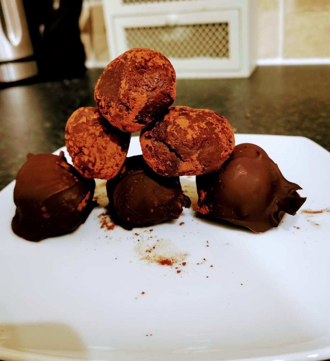 Gluten free chocolate truffles